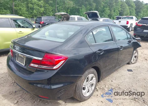 2014 Honda Civic Lx из США, поврежденный, VIN 19XFB2F51EE203464